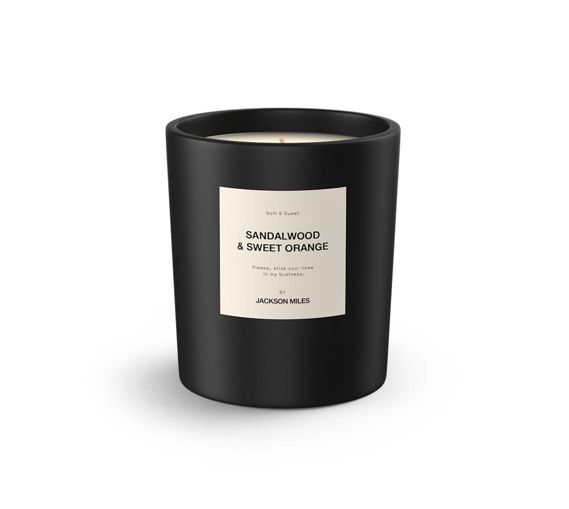 Jackson Miles Sandalwood & Orange Candle
