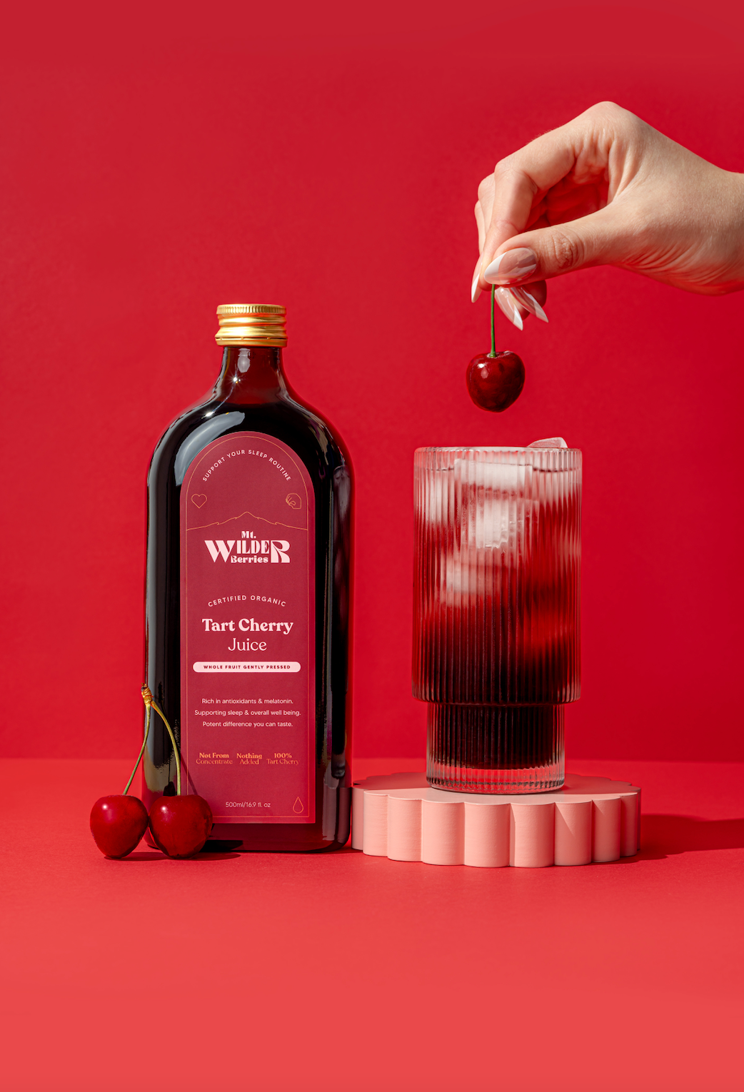 Mt Wilder Berries Organic Tart Cherry Juice