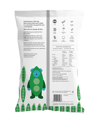 Serious Pea Puffs (Sea Salt)