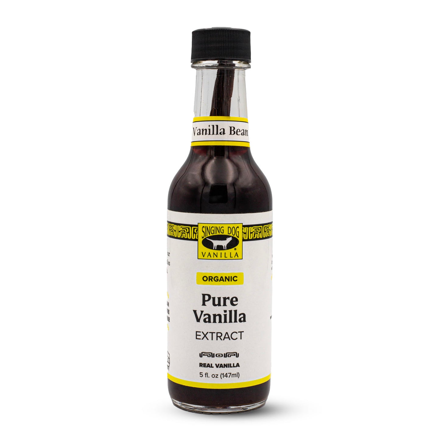 Singing Dog Vanilla Organic Pure Vanilla Extract w/ Whole Organic Vanilla Bean