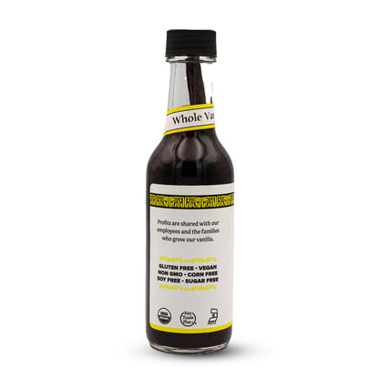 Singing Dog Vanilla Organic Pure Vanilla Extract w/ Whole Organic Vanilla Bean