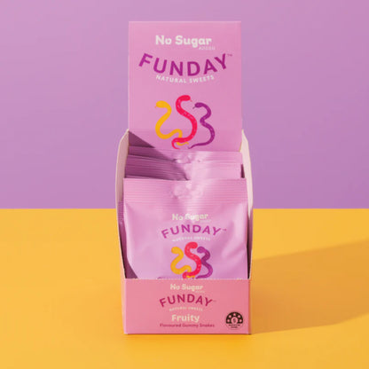 Funday Natural Sweet Fruity Gummy Snakes
