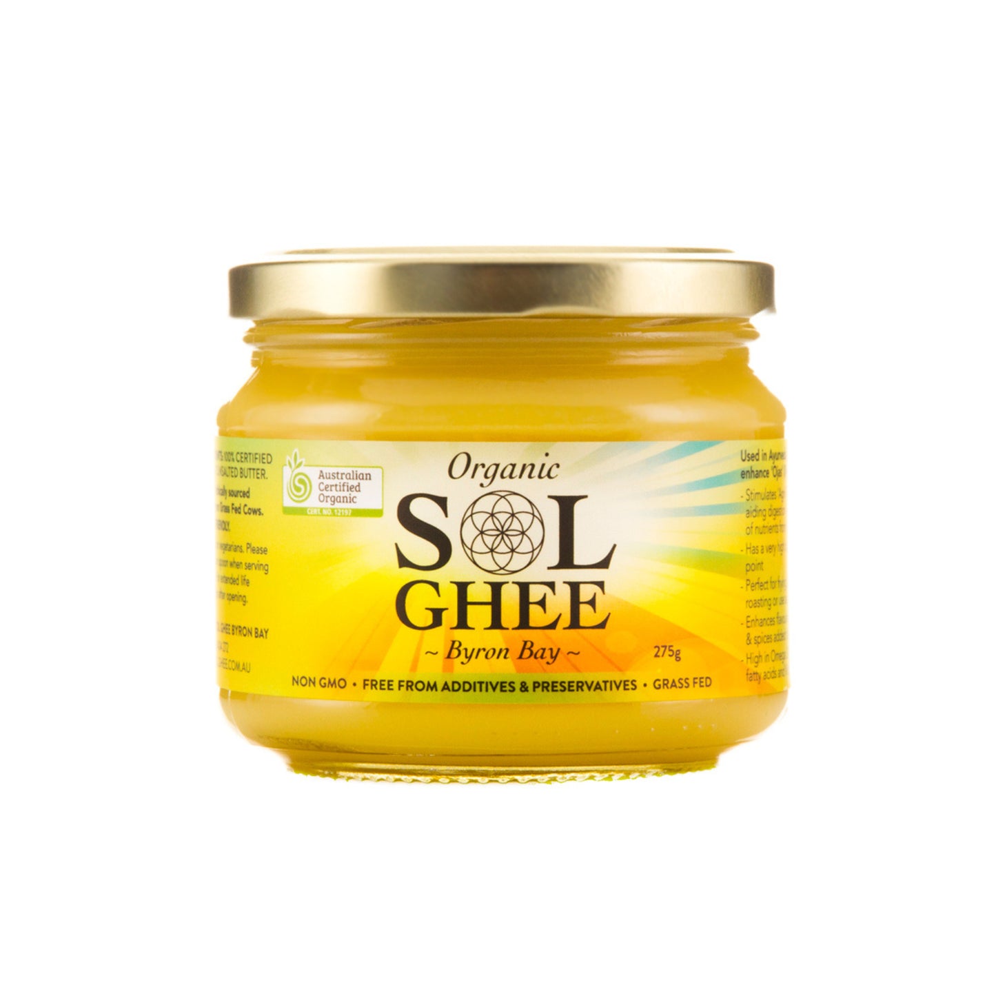 Sol Organics Organic Ghee
