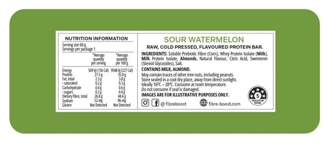 Fibre Boost Sour Watermelon Protein Bar