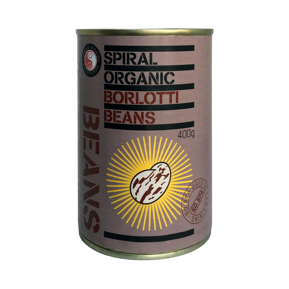Spiral Foods Borlotti Beans Organic