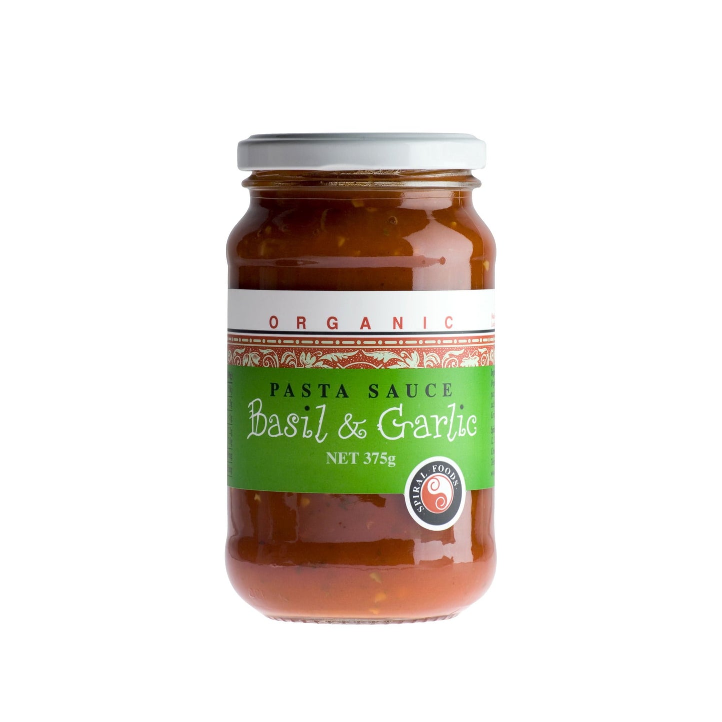 Spiral Basil And Garlic Pasta Sauce