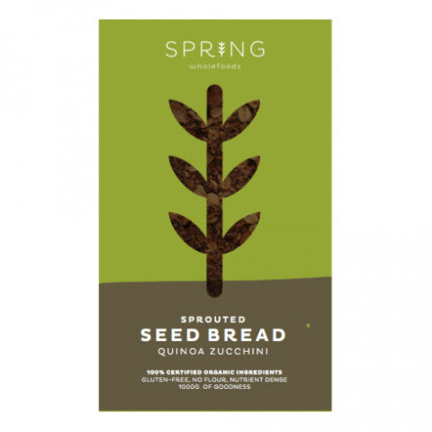 Spring Wholefoods Sprouted Seed Bread Quinoa & Zucchini