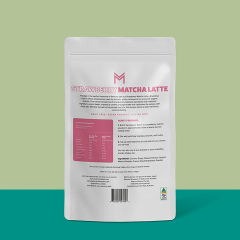 Matcha Maiden Strawberry Matcha Latte