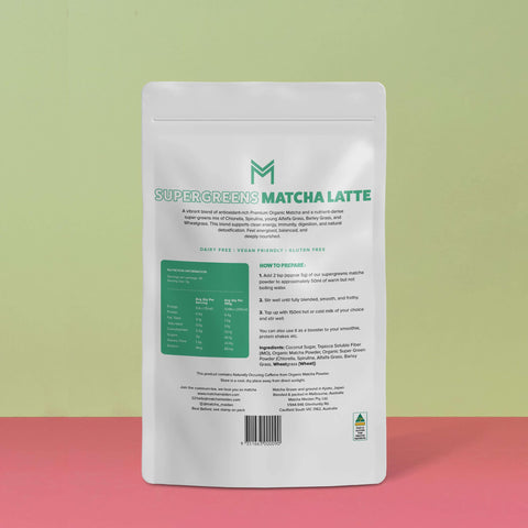Matcha Maiden Supergreens Matcha Latte