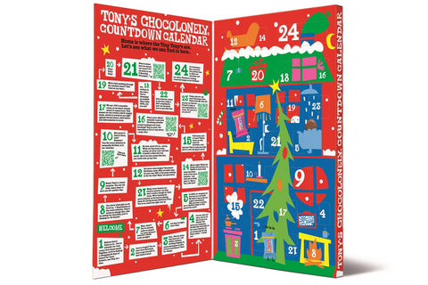 Tony's Chocolonely Countdown Christmas Advent Calendar