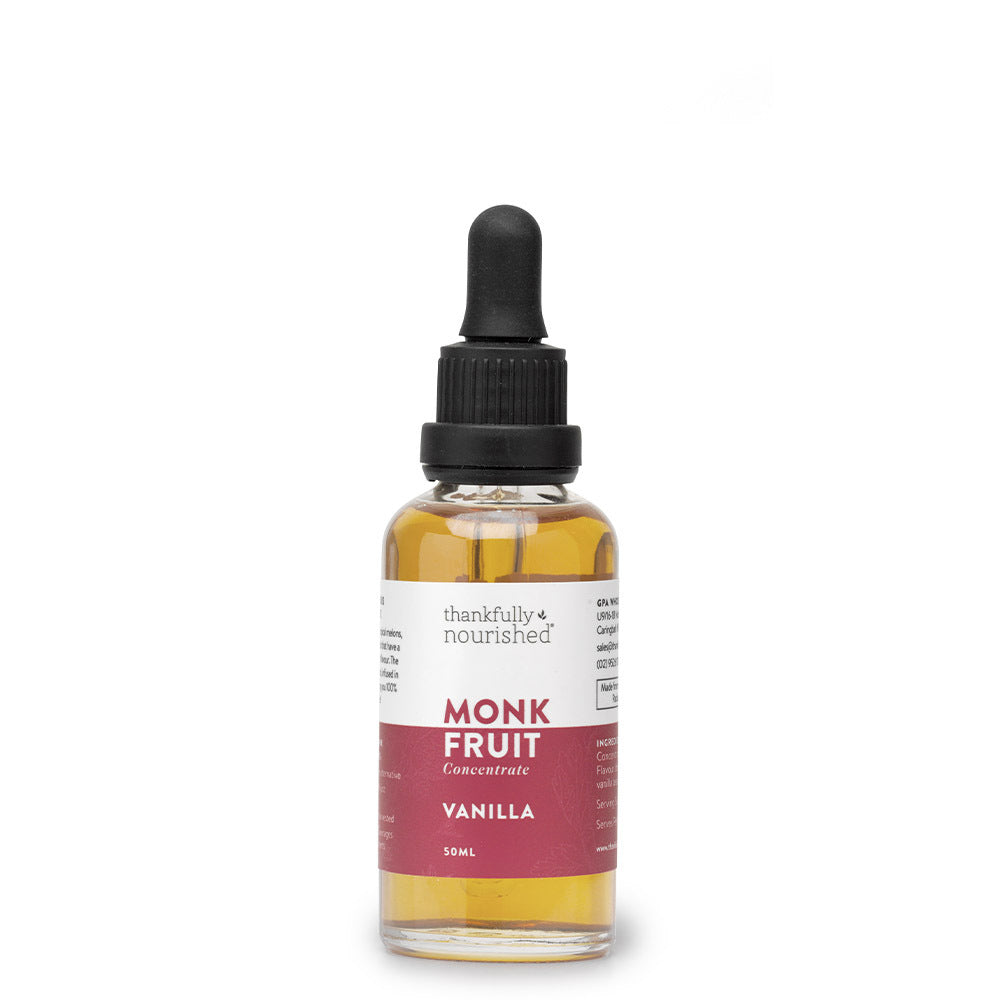Thankfully Nourished Monk Fruit Concentrate Vanilla