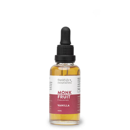 Thankfully Nourished Monk Fruit Concentrate Vanilla