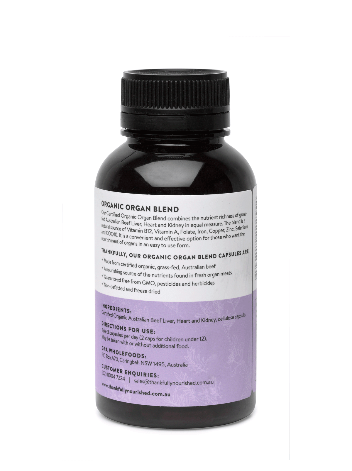 Thankfully Nourished Organic Organ Blend