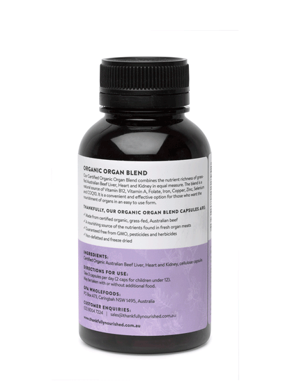 Thankfully Nourished Organic Organ Blend