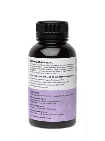 Thankfully Nourished Organic Organ Blend
