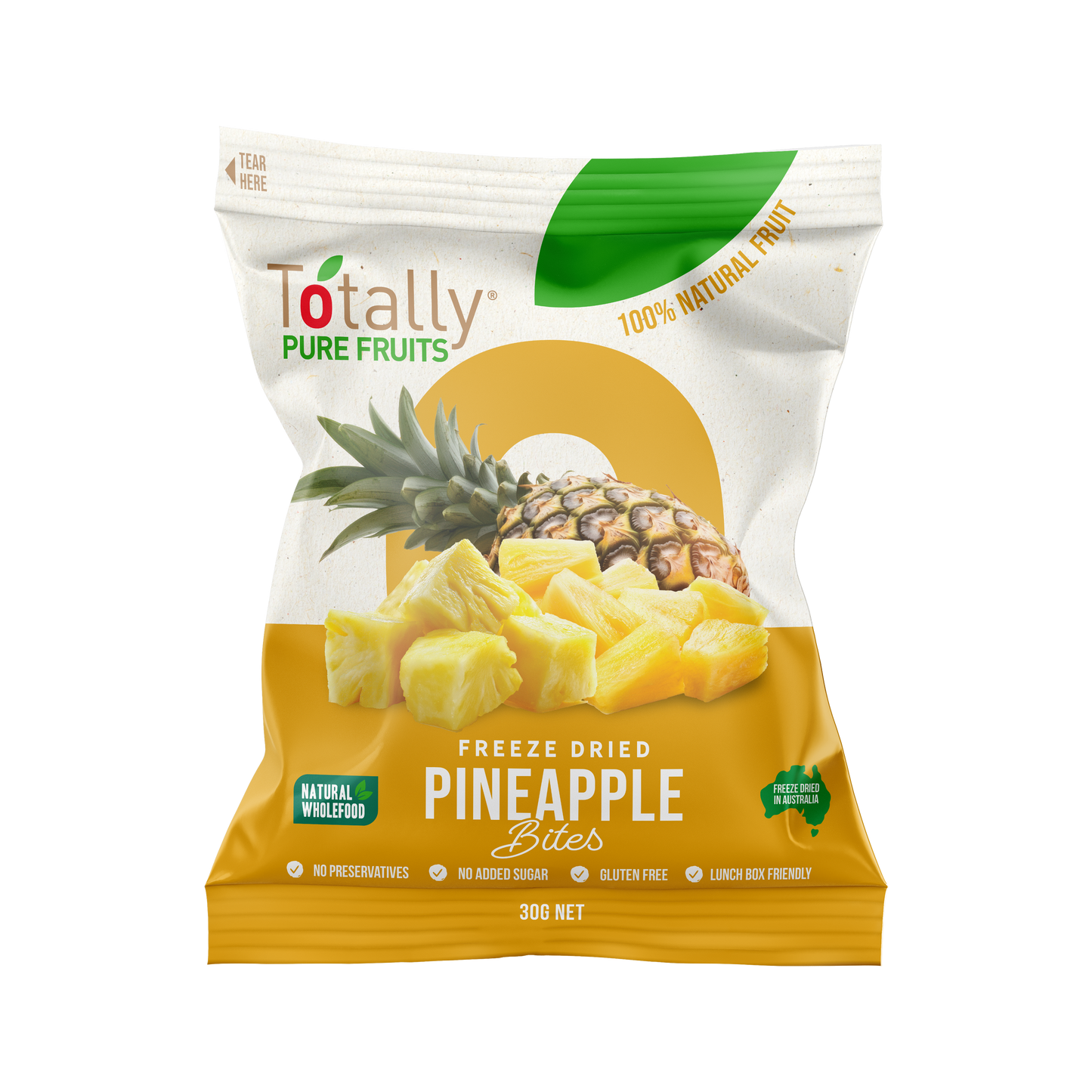 Totally Pure Fruits Freeze Dried Pineapple