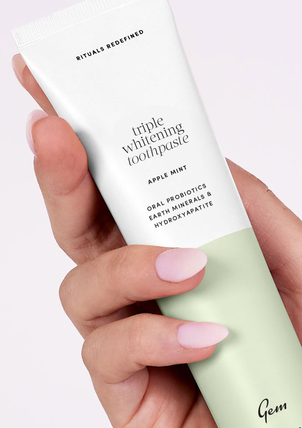 Gem Triple Whitening Toothpaste Apple Mint