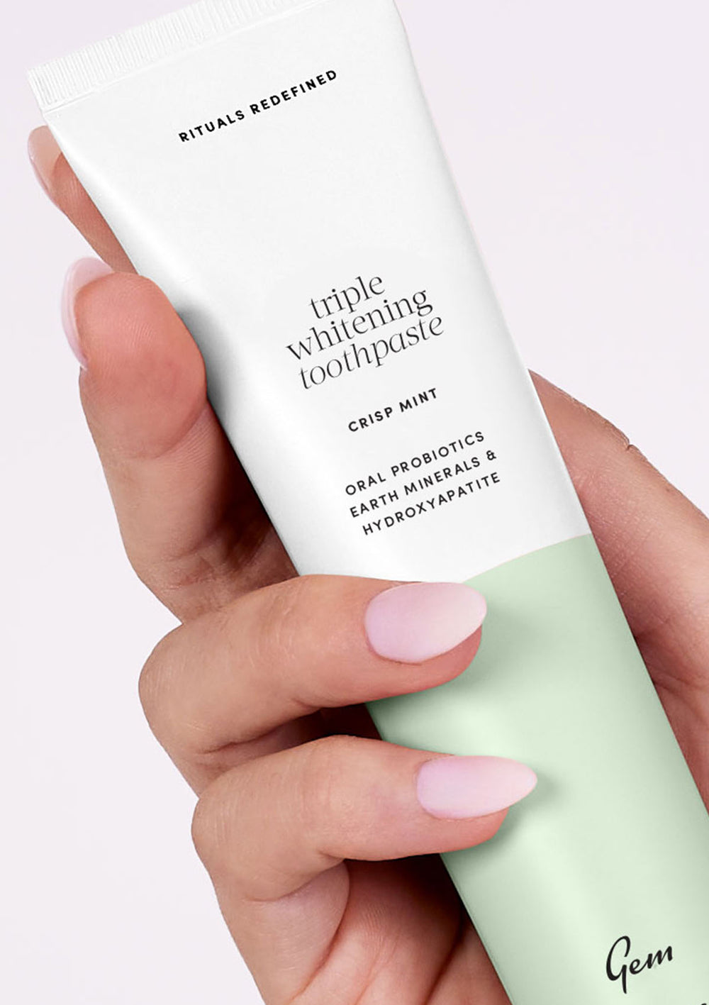 Gem Triple Whitening Toothpaste Crisp Mint