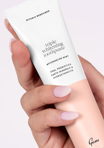 Gem Triple Whitening Toothpaste Watermelon Mint