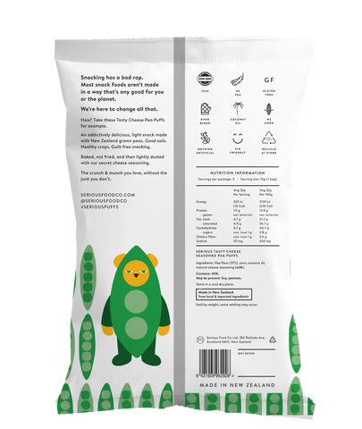 Serious Pea Puffs (Tasty Cheese)