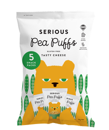Serious Pea Puffs (Tasty Cheese)