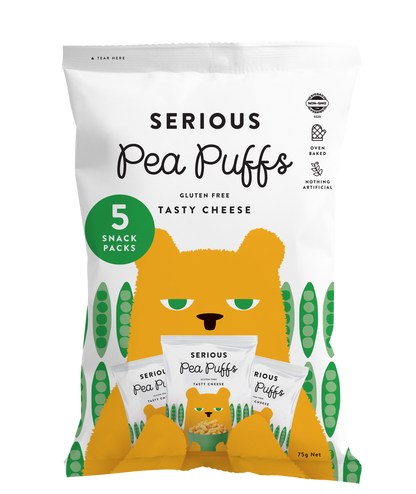 Serious Pea Puffs (Tasty Cheese)