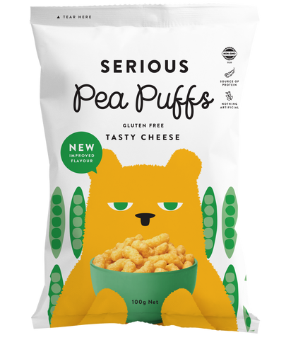 Serious Pea Puffs (Tasty Cheese)