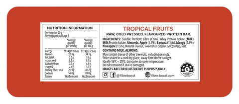 Fibre Boost Tropical Fruits Protein Bar