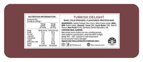 Fibre Boost Turkish Delight Protein Bar
