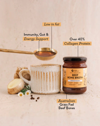 Nutra Organics Beef Bone Concentrate Turmeric Ginger