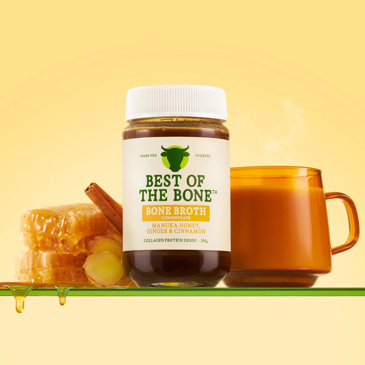 Best of the Bone Broth Manuka Honey, Cinnamon & Ginger