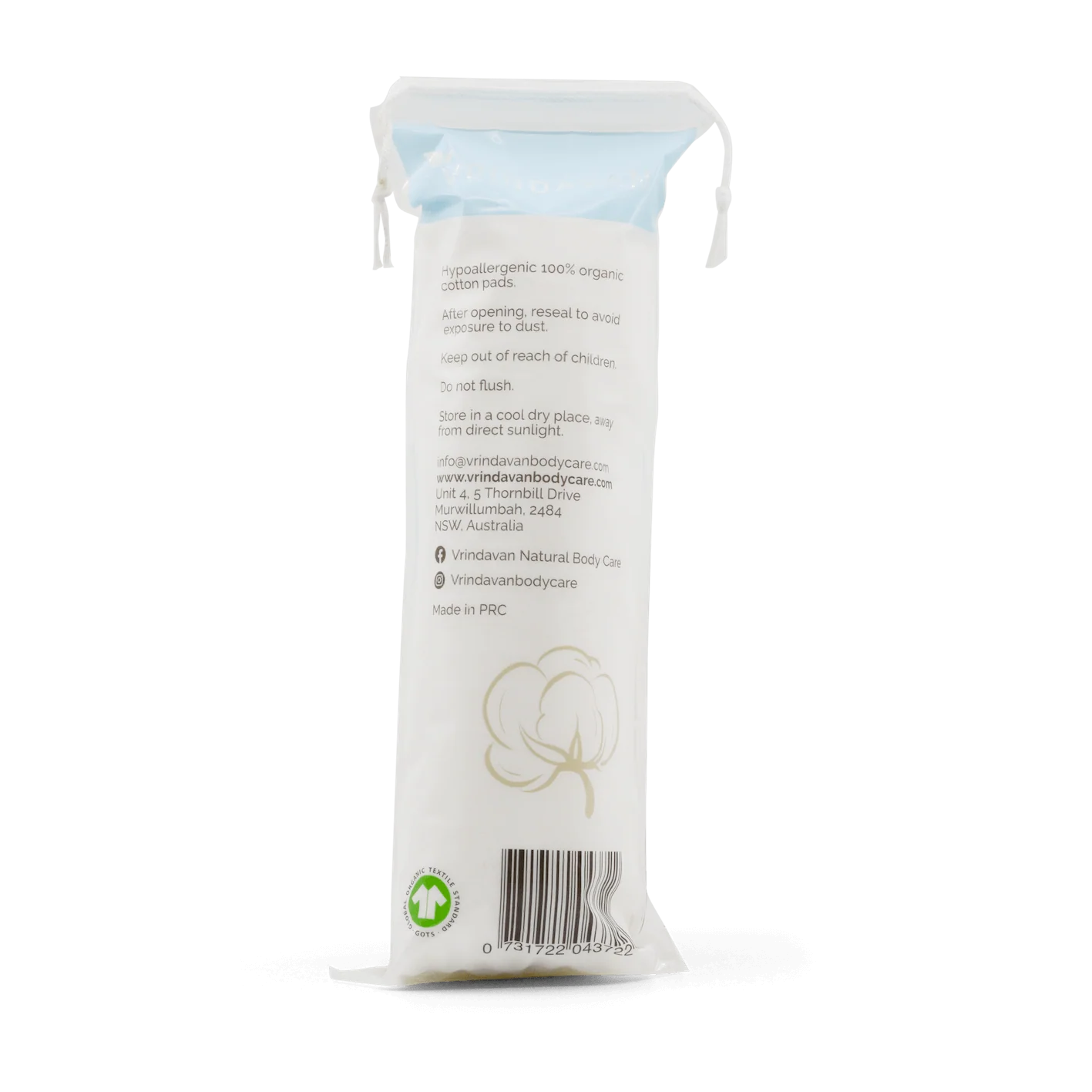 Vrindavan Organic Cotton Pads