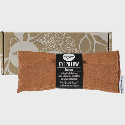 Wheatbags Love Eyepillow Luxe Linen Copper Lavender Scented