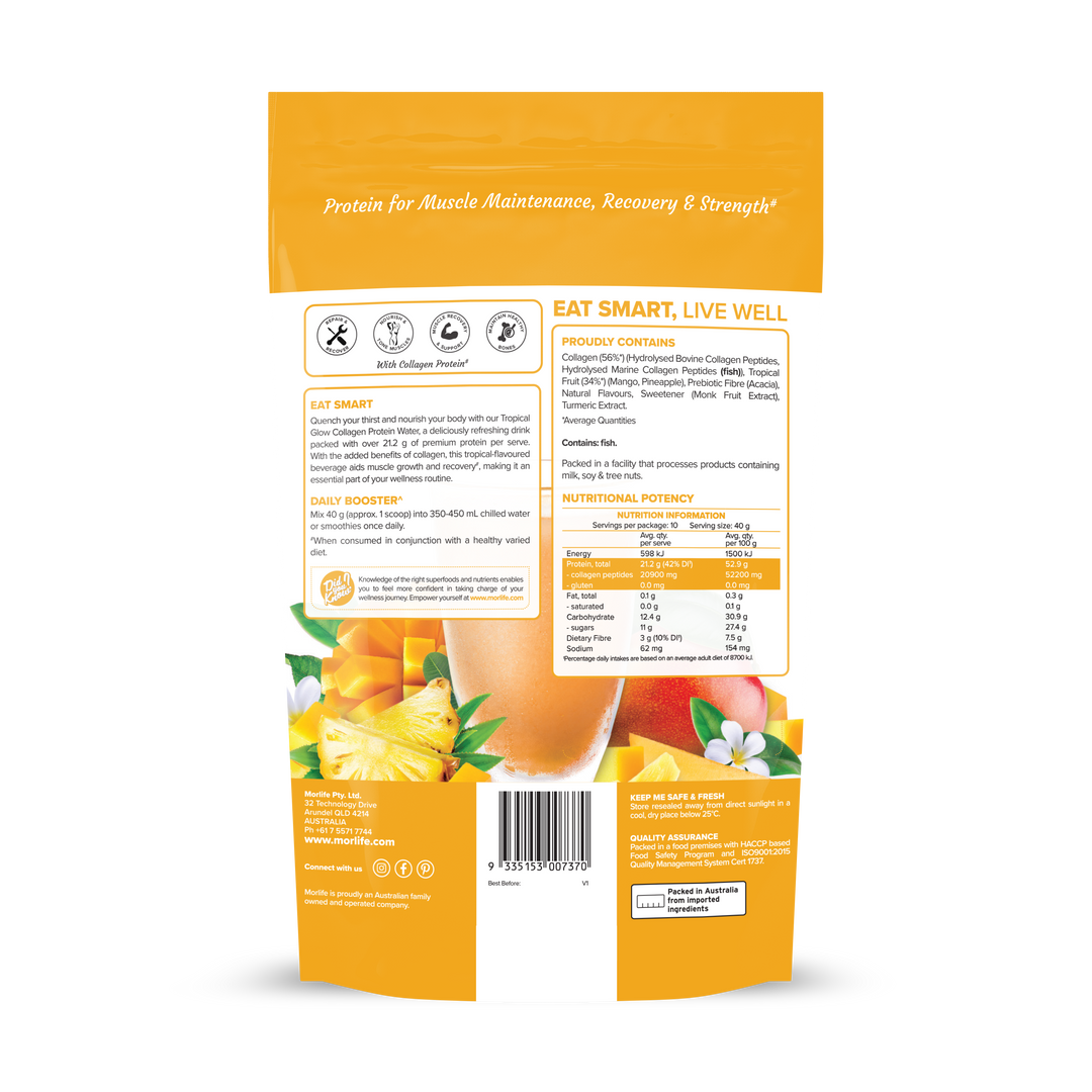 Morlife Protein Water (Tropical Glow)