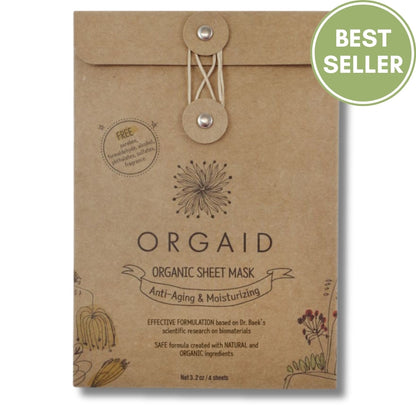 Orgaid Organic Sheet Mask Anti-Aging & Moisturizing