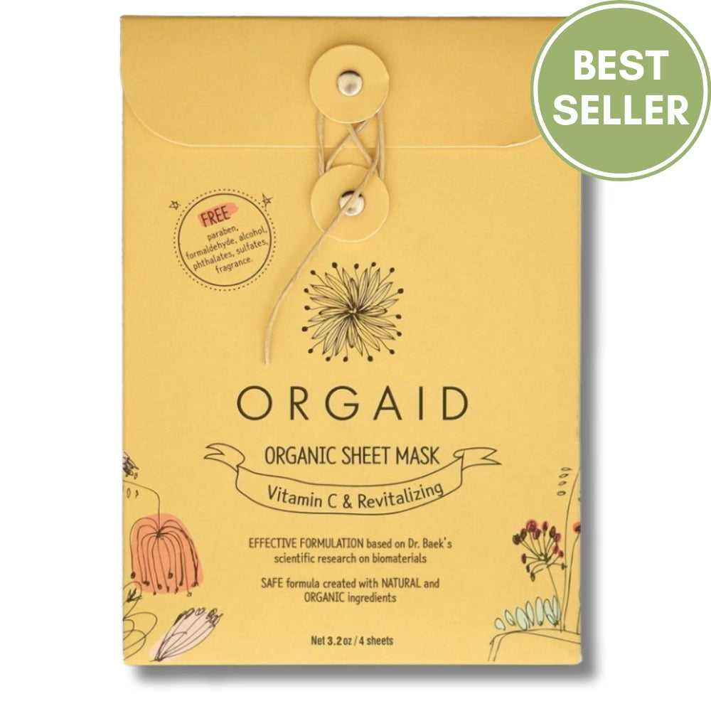 ORGAID Organic Sheet Mask Vitamin C & Revitalizing