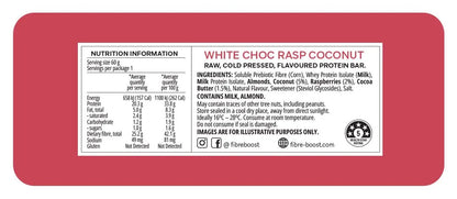 Fibre Boost White Chocolate Raspberry Protein Bar