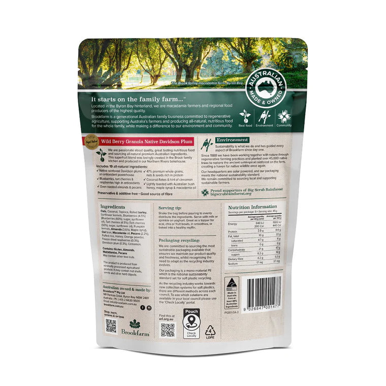 Brookfarm Wild Berry Granola