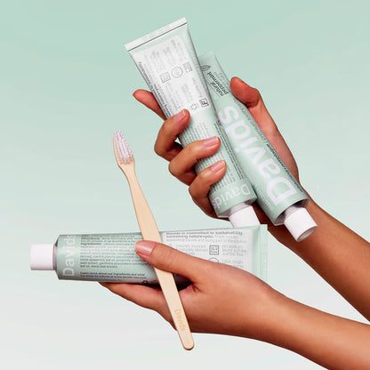 Davids Whitening + Antiplaque Toothpaste (Peppermint)