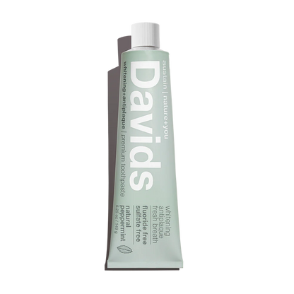 Davids Whitening + Antiplaque Toothpaste (Peppermint)
