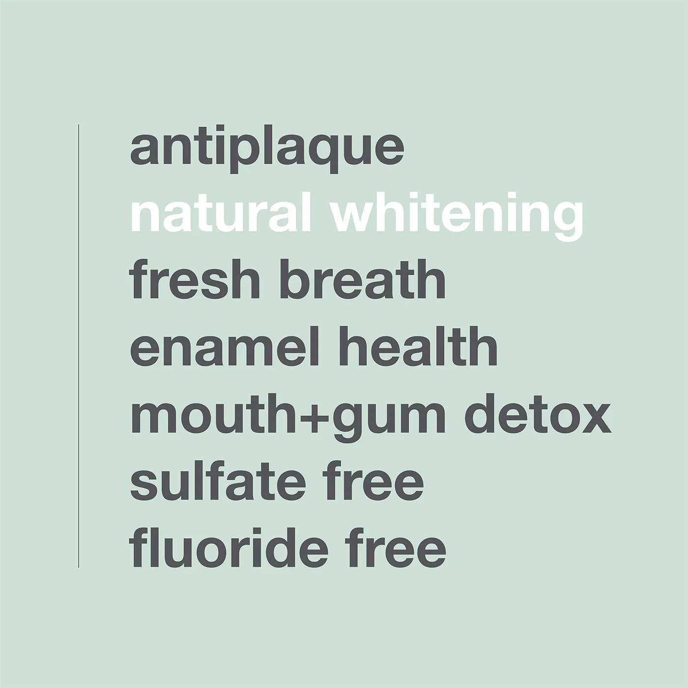 Davids Whitening + Antiplaque Toothpaste (Peppermint)