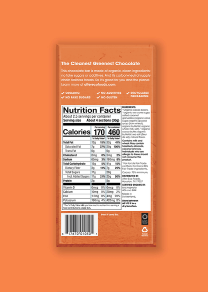 Alter Eco Organic Burnt Caramel (70%) Chocolate