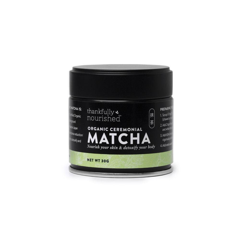 Thankfully Nourished Ceremonial Matcha Organic