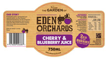 Eden Orchards Pure Cherry & Blueberry Juice