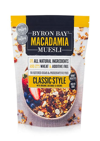Byron Bay Macadamia Muesli Classic Style