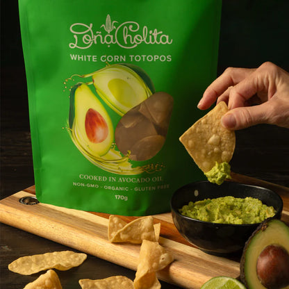 Dona Cholita Avocado Oil White Corn Tortilla Chips