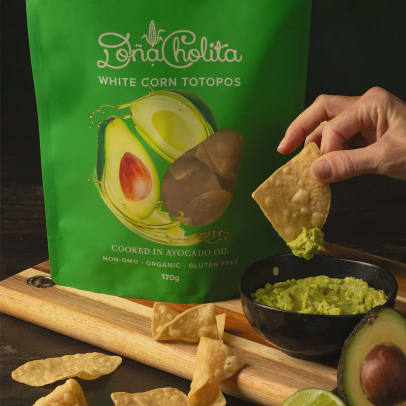 Dona Cholita Avocado Oil White Corn Tortilla Chips