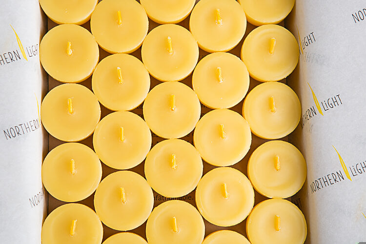 Northern Light Back to Basics Beeswax Tealights