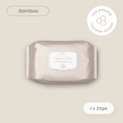 Haleco Collagen Face Wipes