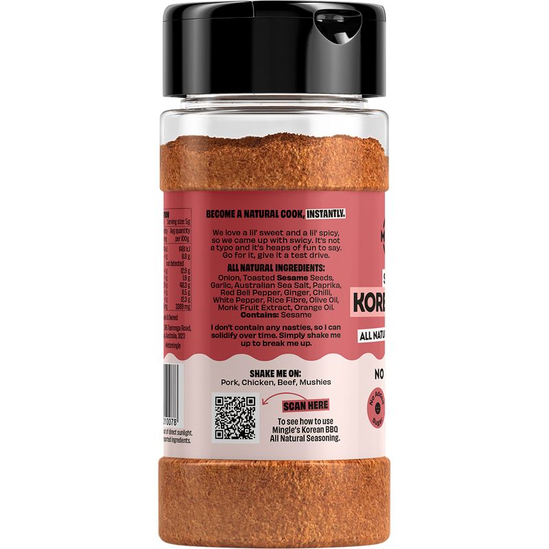 Mingle Korean BBQ All Natural Seasoning